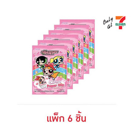 โอเค ลูกอมกลิ่นสตรอเบอร์รี่ พร้อมคลิปหนีบพาวเวอร์พัฟเกิร์ลส์ 5 กรัม (แพ็ก 6 ชิ้น) - โอเค, ขนมขบเคี้ยว และช็อคโกแลต