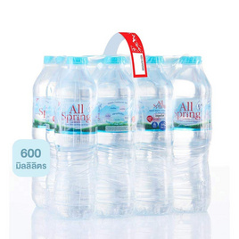 น้ำแร่ออลสปริง 600 มล. แพ็ก 12 ขวด - ออลสปริง, น้ำแร่
