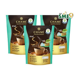 ชาเม่ชาย คอฟฟี่แพค กาแฟปรุงสำเร็จชนิดผง 60 กรัม (15 กรัม x 4 ซอง) แพ็ก 3 ถุง - Chame, กาแฟสำเร็จรูป