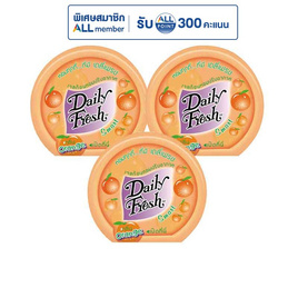 เดลี่เฟรชเจลกลิ่นส้ม 60 กรัม (แพ็ก 3 ชิ้น) - Daily Fresh, 1 แถม 1