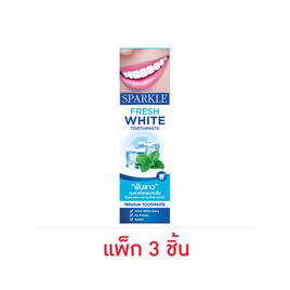สปาร์คเคิลไวท์ ยาสีฟัน 60 กรัม (แพ็ก 3 ชิ้น) - Sparkle