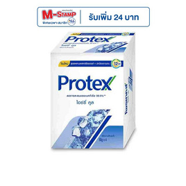 โพรเทคส์ สบู่ก้อน ไอซ์ซี่คูล 60 กรัม (แพ็ก 4 ก้อน) - Protex, เมื่อซื้อผลิตภัณฑ์คอลเกต โพรเทคส์ แคร์ ปาล์มโอลีฟ ที่ร่วมรายการครบ 219 บาท กรอกโค้ด รับ M-Stamp