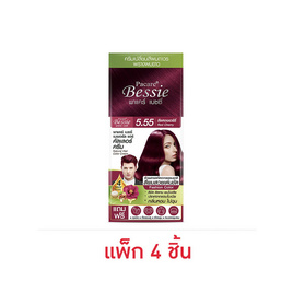 พาแคร์ เบซซี่ ครีมเปลี่ยนสีผม สีแดงเชอร์รี่ 60 มล. (แพ็ก 4 ชิ้น) - Pacare Bessie, เปลี่ยนสีผม