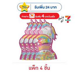 โอพัฟเชค ซีเรียลยูนิคอร์นรสสายไหมนม 60 กรัม (แพ็ก 4 ชิ้น) - โอพัพ, อาหารเช้า
