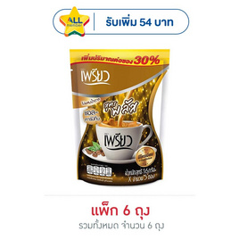 เพรียวคอฟฟี่สูตรเพรียวพลัส 60 กรัม แพ็ก 5 ซอง  (6 ถุง) - เพรียว, กาแฟ