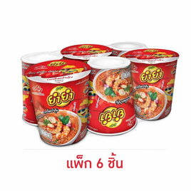 ยำยำคัพเต็มเต็ม รสต้มยำกุ้ง 60 กรัม แพ็ก 6 ชิ้น - ยำยำ, ยำยำ