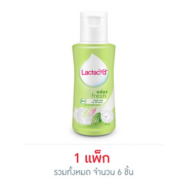 แลคตาซิด ผลิตภัณฑ์ทำความสะอาดจุดซ่อนเร้น สูตรออดอร์ เฟรช 60 มล. (แพ็ก 6 ชิ้น) - แลคตาซิด, แลคตาซิด