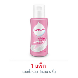 แลคตาซิด ผลิตภัณฑ์ทำความสะอาดจุดซ่อนเร้น สูตรออลเดย์ แคร์ 60 มล. (แพ็ก 6 ชิ้น) - แลคตาซิด, แลคตาซิด