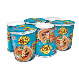 ยำยำคัพเต็มเต็ม รสต้มยำทะเลหม้อไฟ 60 กรัม แพ็ก 6 ชิ้น - ยำยำ, ยำยำ