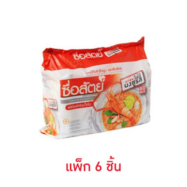 บะหมี่ซื่อสัตย์ รสต้มยำกุ้งน้ำข้น 60 กรัม (แพ็ก 6 ซอง) - ซื่อสัตย์, อาหารกึ่งสำเร็จรูป