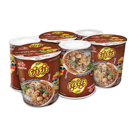 ยำยำคัพเต็มเต็ม รสก๋วยเตี๋ยวเรือหมูฯ60กรัม (แพ็ก 6 ถ้วย) - ยำยำ, ยำยำ