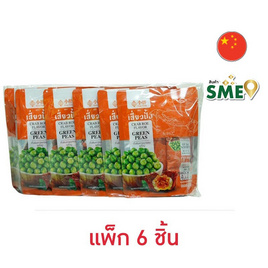 เสี่ยวปั้ง ถั่วลันเตาอบกรอบ รสไข่ปู 60 กรัม (แพ็ก 6 ชิ้น) - เสี่ยวปั้ง, ถั่ว