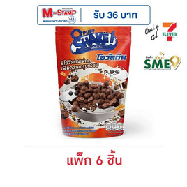 โอพัฟ อาหารเช้าซีเรียลโฮลเกรน รสโอวัลติน 60 กรัม (แพ็ก 6 ชิ้น) - โอพัพ, ของกินสำหรับเด็ก/ผู้ใหญ่