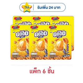 ทาโรกู๊ด ถั่วเคลือบปลาทาโรอบกรอบรสออริจินัล 60 กรัม (แพ็ก 6 ชิ้น) - TARO GOOD, ขนมขบเคี้ยว และช็อคโกแลต