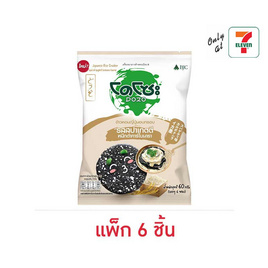 โดโซะ ข้าวอบกรอบรสสปาเกตตีหมึกดำ 60 กรัม (แพ็ก 6 ชิ้น) - โดโซะ
