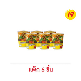 มาม่าเจคัพ รสเต้าหู้เห็ดหอมเจ 60 กรัม (แพ็ก 6 ถ้วย) - มาม่า