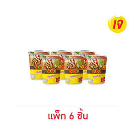 มาม่าเจคัพ รสต้มยำเจ 60 กรัม (แพ็ก 6 ถ้วย) - มาม่า