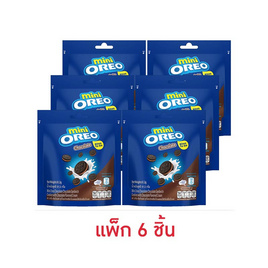 โอรีโอ มินิคุกกี้แซนวิชสอดไส้ครีมช็อกโกแลต 61.3 กรัม (แพ็ก 6 ชิ้น) - โอรีโอ, เมื่อซื้อสินค้าขนมภายใต้แบรนด์ Oreo ที่ร่วมรายการ ครบ 179 บาท รับฟรี แก้ว Twist Lick Dunk