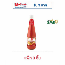 ม้าบิน ซอสพริก 640 กรัม (แพ็ก 3 ชิ้น) - ม้าบิน, ซอสมะเขือเทศแท้เข้มข้น/ซอสพริก