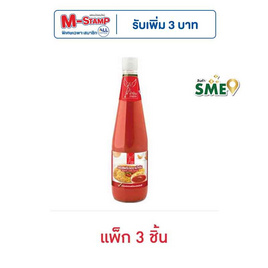 ม้าบิน ซอสพริก 640 กรัม (แพ็ก 3 ชิ้น) - ม้าบิน, ซอสมะเขือเทศแท้เข้มข้น/ซอสพริก