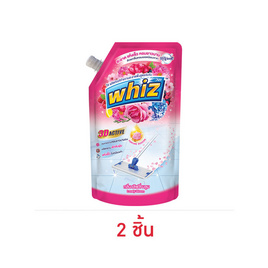 วิซ น้ำยาถูพื้น ทรีดี ชมพู กลิ่นเลิฟลี่บลูม 650 มล. - Whiz, สินค้าใหม่ของใช้ภายในบ้าน