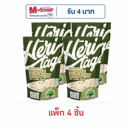 เฮอริเทจ อัลมอนด์แบบลอกเปลือกชนิดแผ่นบางอบ 65 กรัม (แพ็ก 4 ชิ้น) - เฮอริเทจ, ถั่ว