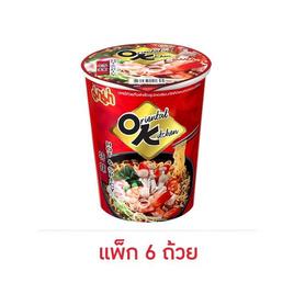 มาม่าออเรียนทัลคัพ รสฮอตแอนด์สไปซี่ 65 กรัม (แพ็ก 6 ถ้วย) - มาม่า, อาหารกึ่งสำเร็จรูป