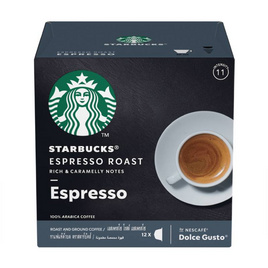 สตาร์บัค ดอลเช่กุสโต้ เอสเปรสโซโรสต์ 66 กรัม (กล่อง 12 แคปซูล) - Starbuck, เครื่องดื่มและผงชงดื่ม