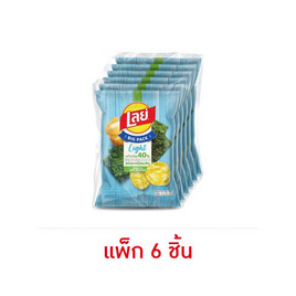 เลย์ไลท์ รสโนริสาหร่ายอบ 66 กรัม (แพ็ก 6 ชิ้น) - Lays