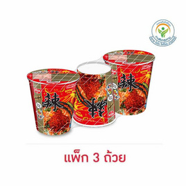 นิสชินคัพพรีเมี่ยม ซุปเกาหลีพริกภูเขาไฟ 68 กรัม (แพ็ก 3 ถ้วย) - นิสชิน, Nissin