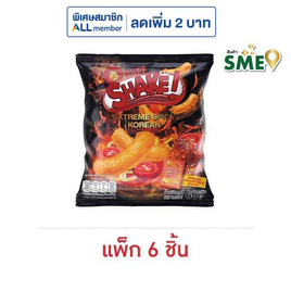โอพัฟ เชค ขนมธัญพืชอบกรอบ รสเอ็กซ์ตรีมสไปซี่โคเรียน 68 กรัม (แพ็ก 6 ชิ้น) - โอพัพ, ขนมขบเคี้ยว