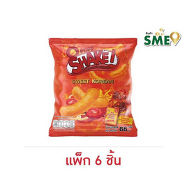 โอพัฟ เชค ขนมธัญพืชอบกรอบ รสสวีทโคเรียน 68 กรัม (แพ็ก 6 ชิ้น) - โอพัพ, ขนมขบเคี้ยว และช็อคโกแลต