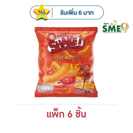 โอพัฟ เชค ขนมธัญพืชอบกรอบ รสสวีทโคเรียน 68 กรัม (แพ็ก 6 ชิ้น) - โอพัพ, โอพัพ