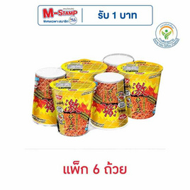 นิสชินคัพพรีเมี่ยม รสไก่เผ็ดเกาหลีชีส 69 กรัม (แพ็ก 6 ถ้วย) - นิสชิน, สินค้าขายดีประจำวัน