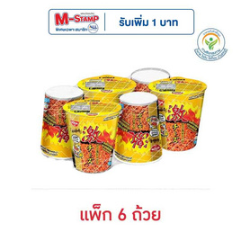 นิสชินคัพพรีเมี่ยม รสไก่เผ็ดเกาหลีชีส 69 กรัม (แพ็ก 6 ถ้วย) - นิสชิน, สายกินดื่ม