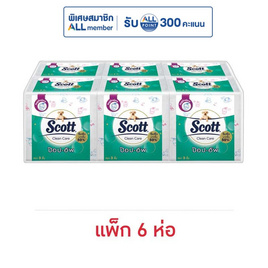 สก๊อตต์คลีนแคร์ป๊อปอัพพิมพ์ลาย (แพ็ก 6 ห่อ) - Scott