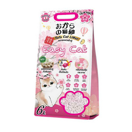 อีซี่แคท ทรายเต้าหู้ กลิ่นซากุระ 6 ลิตร - Easy Cat, สัตว์เลี้ยงโดนใจ