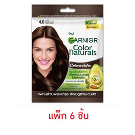 การ์นิเย่ ครีมเปลี่ยนสีผม สีน้ำตาล (แพ็ก 6 ชิ้น) - Garnier, เปลี่ยนสีผม