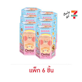 บิ๊กก้า ข้าวโพดอบกรอบรสช็อกโกแลต พร้อมเซตหวีกระจกออนนี่แบร์ 6 กรัม (แพ็ก 6 ชิ้น) - บิ๊กก้า, ขนมขบเคี้ยว และช็อคโกแลต