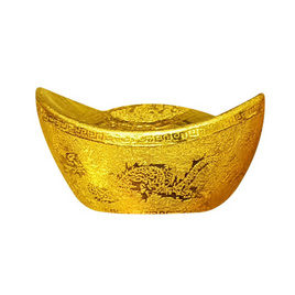 ก้อนทองตรุษจีน 6 ชิ้น 9 ซม. - VR, ของตกแต่งบ้านตามเทศกาล