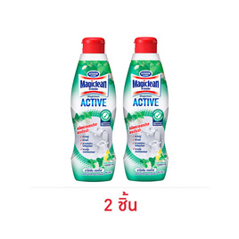 มาจิคลีน น้ำยาล้างห้องน้ำ แอคทีฟ สีเขียว มิ้นตี้เทนเดอร์ 700 มล. - Magiclean, ผลิตภัณฑ์ทำความสะอาดภายในบ้าน