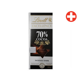 ลินด์ เอ็กซ์เซอร์แลนซ์ดาร์ก ช็อกโกแลต 70% 100 กรัม - Lindt, ช็อกโกแลต ลูกอม หมากฝรั่ง