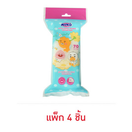 มูโกะ คาเคา สำลีรีดขอบ 70 แผ่น (1แพ็ก 4ชิ้น) - Muko, อุปกรณ์สำหรับแต่งหน้า