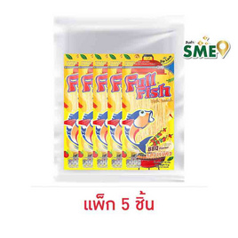 ฟูฟิช ปลาเส้น รสบาร์บีคิว 70 กรัม (แพ็ก 5 ชิ้น) - ฟูฟิช, ปลาเส้น&ปลาหมึก