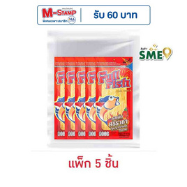 ฟูฟิช ปลาเส้น รสเผ็ดศรีราชา 70 กรัม (แพ็ก 5 ชิ้น) - ฟูฟิช, ปลาเส้น&ปลาหมึก