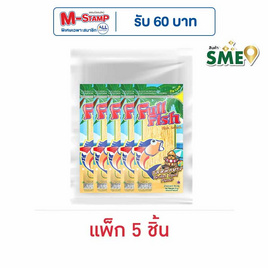 ฟูฟิช ปลาเส้น รสหมึกย่าง 70 กรัม (แพ็ก 5 ชิ้น) - ฟูฟิช, ปลาเส้น&ปลาหมึก