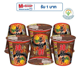 นิสชินคัพพรีเมี่ยมรสสไปซี่ทงคตสึ 70 กรัม แพ็ก 6 - นิสชิน, เครื่องปรุงรสและของแห้ง