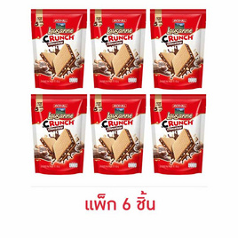 โลซานครั้นช์ เวเฟอร์ไส้ครีมช็อกโกแลตและข้าวพอง 70 กรัม (แพ็ก 6 ชิ้น) - โลซาน, เวเฟอร์/เค้ก/พาย