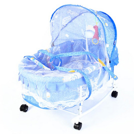 ชูชอบ เปลโยกเด็กอ่อน รุ่น 710 สีฟ้า - CHUCHOB, ที่นอนเด็ก/เฟอร์นิเจอร์ และอุปกรณ์สำหรับห้องนอนเด็ก