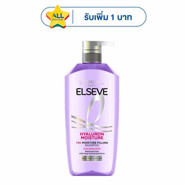 ลอรีอัล ปารีส เอลแซฟ ไฮยาลูรอน มอยซ์เจอร์ 72 เอช มอยซ์เจอร์ ฟิลลิ่ง แชมพู 400 มล. - Loreal, แชมพูและครีมนวดผม